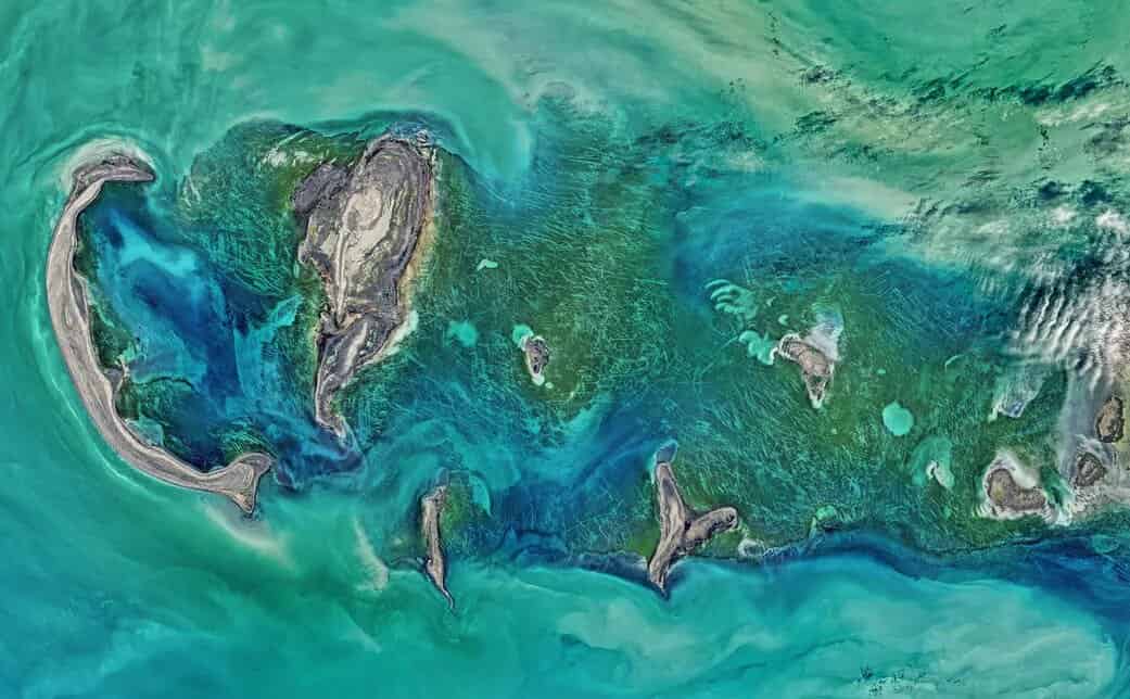 Снимок Каспийского моря